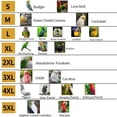 thumbnail image 6 of Zoowhale Parrot Diaper Bird Flight Suit, Bird Clothes, Waterproof Lining Pet Bird Supplies (S, Red), 6 of 6