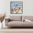 thumbnail image 3 of Stupell Industries Cottage Things Are Looking Up Brown Floating Frame Canvas Art, 25 x 25, by Kim Curinga, 3 of 8