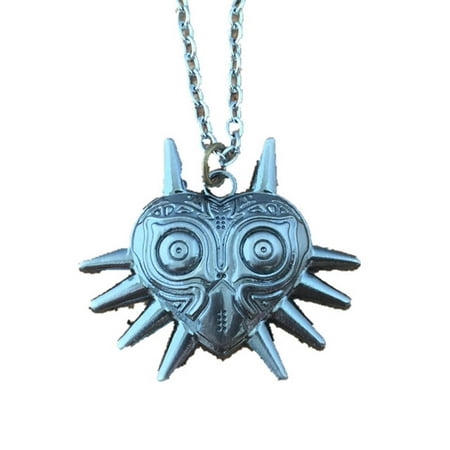Legends of Zelda Silver Majora's Mask 18" Necklace in Gift Box by Superheroes