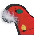 thumbnail image 2 of Holiday Dog Toy Santa Light Sewn Decals on Super Cute Soft Squeaker 11" Gifts (Five Santa Toys), 2 of 8