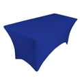 thumbnail image 1 of Cubierta de Cama Elástica de Extensión Especial, Sábana de Mesa Estirable para Salón de Maquillaje de Cama de Pestañas Profesional Azul Macarena Mantel rectangular, 1 of 6