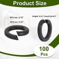 thumbnail image 2 of Split Lock Washer, Spring Lock Washer Stainless Steel Lock Washers Assortment Kit for Screws Bolts 12  100, 2 of 8