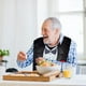 thumbnail image 5 of Lekihaqq Elderly Care Bib For Eating Drinking Waterproof Dining Cloth Double-Layer Polyester Unisex Suit-Style Tuxedo Print, 5 of 7
