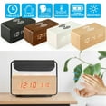 thumbnail image 2 of Multifunction Wireless Charging Clock LED Electric Digital Alarm Clock Qi Wireless Phone Charger USB Clock Home Decor, 2 of 4