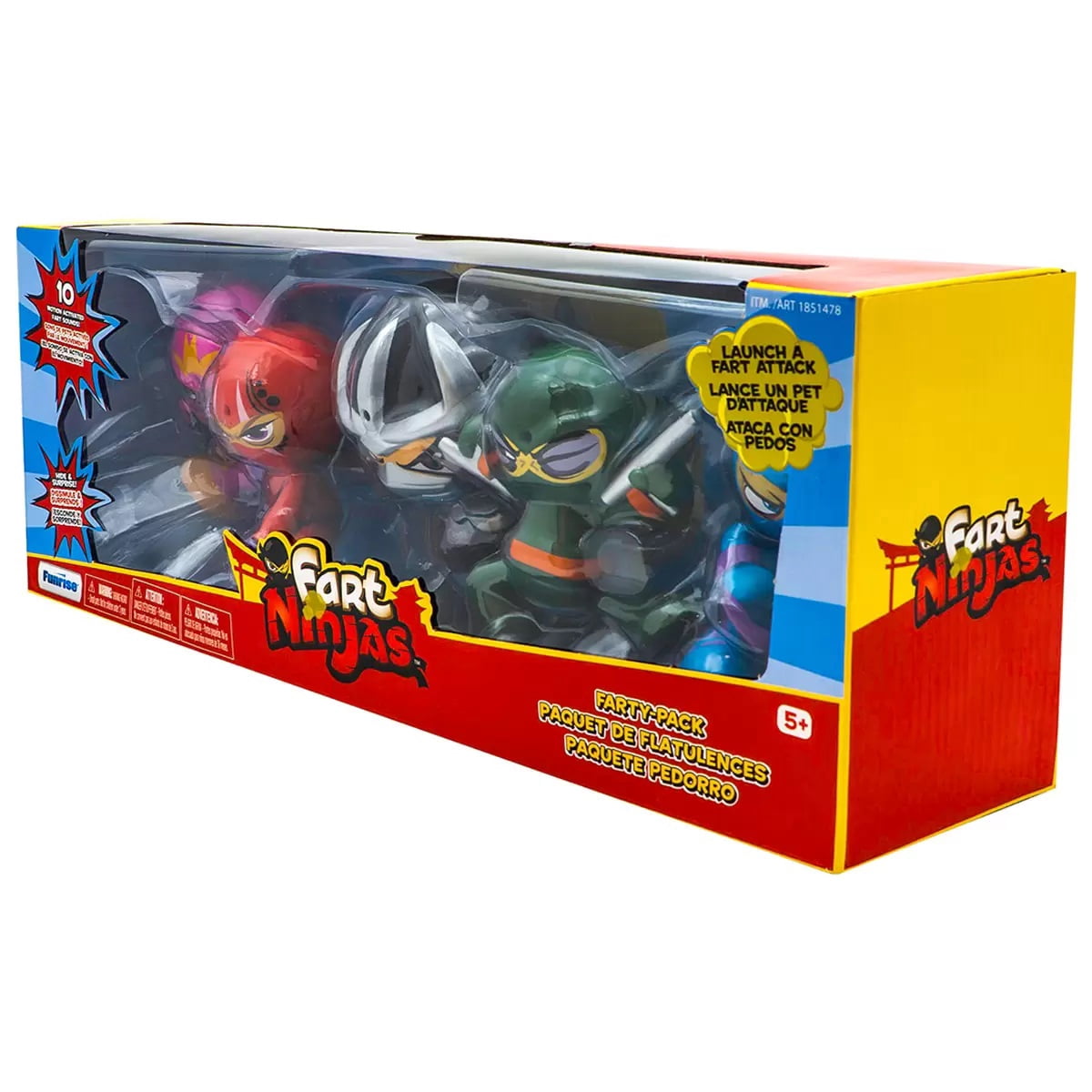 Funrise Fart Ninjas 5 Pack, Farty Pack