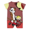 thumbnail image 2 of Calvin And Hobbes Baby Boy Girl Short Sleeve Rompers Bodysuit One Piece Jumpsuit Summer Outfit, 2 of 8