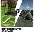 thumbnail image 3 of Entil Trampoline de 8 Pi pour Enfants avec Filet de Protection, Échelle, Piquets Coupe-Vent, Trampoline d'Extérieur Poids Max 330 Lb, 3 of 10