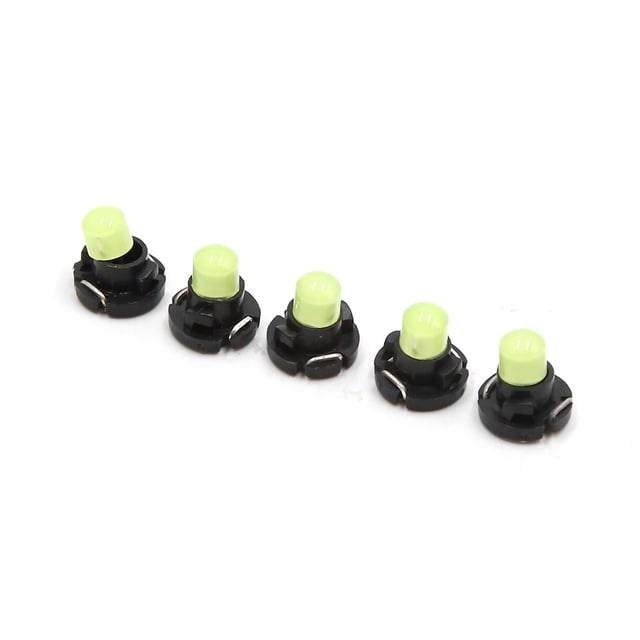 5pcs Vehículo 12V T4.2 Bombilla LED Azul Frío Luz de Tablero de Instrumentos de Coche