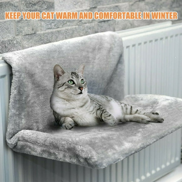 Willstar Cat Kitten Hanging Pet Bed Warm Fleece Basket Cradle Hammock Plush Radiator