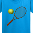 thumbnail image 4 of Inktastic Tennis Racket Ball Youth T-Shirt, 4 of 5