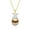 Gold, variant on Yami 12-13mm Golden Pearl Necklace Pendant 925 Sterling Silver Saltwater Cultured Pearls Four Leaf CloverCZ  Gifts for Her