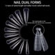 thumbnail image 2 of 132PCs Nail Dual Forms Kit Nail Art Extension Form Tool Clips de uñas reutilizables Select MABOTO Extensiones de uñas, 2 of 6