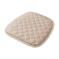 thumbnail image 3 of Cushionss for Chairs Outside 43x40 Dining Chair Cushions Thickened Cotton Chair Seat Cushions Rebounds Foam Office Stool Cushions Dining Table Cushions Beige, 3 of 7
