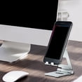 thumbnail image 6 of Foldable Cellphone Holder Tablet Cradle Angles Height Adjustable Tabletop Phone Holder, 6 of 13