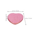 thumbnail image 6 of COMPUKAS Heart Compact Mirror Pink Foldable Regular Reflection Girls Daily Use 1Pack, 6 of 8