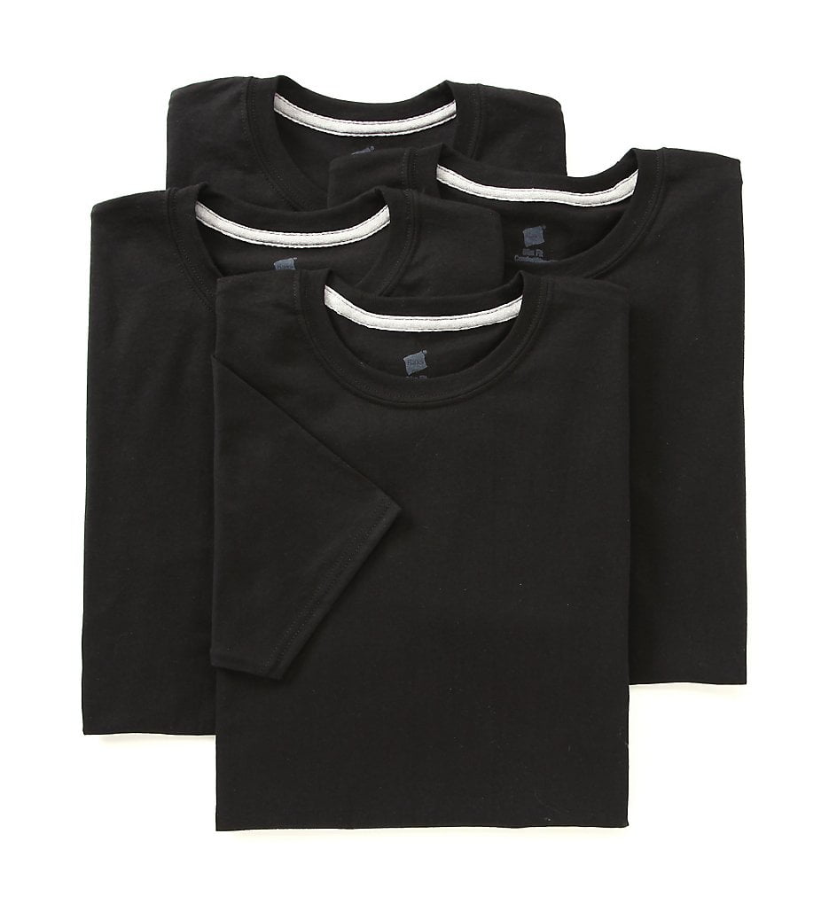 Hanes - Hanes CST14 ComfortBlend Slim Fit Crew T-Shirts - 4 Pack ...