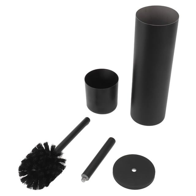 Cepillo y soporte para inodoro, flexible, de acero inoxidable, juego de cepillos para inodoro para baño