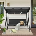 thumbnail image 3 of AECOJOY Stainless Steel Porch Swing - Gray, 3 of 8