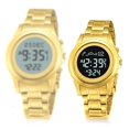 thumbnail image 1 of Azan Muslim Watch For Couple With Prayer Alarm And Automatic Qibla Direction Islamic Wrist Clock Lover Ramadan Gift 1 Piece, 1 of 5