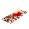 thumbnail image 2 of Beach Bathroom Rugs Starfish and Seashell Bath Mats Washable Carpets, 15.75" x 23.62", 2 of 5