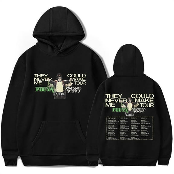 Pouya Tour 2025 Hoodies Unisex Pullover Harajuku Sweatshirt Hip Hop Long Sleeve Clothes