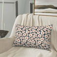thumbnail image 5 of Pofeuu Daisies Flowers Print Polyester Microfiber Plush Pillowcases, Super Soft and Cozy Pillow Case Covers with Envelop Closure（Pillow core not included）-14"x20", 5 of 6