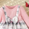 thumbnail image 6 of Gibobby Toddler Infant Baby Girl Clothes 12 24 Months 2T 3T 4T Long Sleeve Letter Romper Hooded Pants Outfits Set(18-24 Months,Pink), 6 of 8