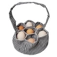 thumbnail image 1 of Mini Panier à Ufs en Tissu pour Rassembler les Ufs - 1PCS Collecte avec 7 Pochettes Poulet, Canard et Caille, 1 of 7