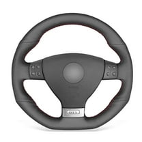 Artificial Leather Steering Wheel Cover for Volkswagen VW GTI 2006-2009 / Jetta (GLI) 2006-2007 / R32 2008