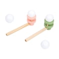 thumbnail image 3 of Green Green Wooden Floating Ball Blowing Pipe Game Toy For Children And Adults Breath Control Training, 3 of 6