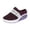 Purple, variant on Unisex Slippers Men's Womens Open Back On Mules Clogs Knit Mesh Breathable Walking Shoes Lightweight Casual Wide Toe Mules with Anti-Skid Sole(Black,6.5)