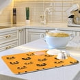 thumbnail image 6 of Coolnut Halloween Pumpkin Dish Drying Mat Absorbent Heat Resistant Reversible Dish Draining Mat for Kitchen Countertops Sinks,24"x18", 6 of 6