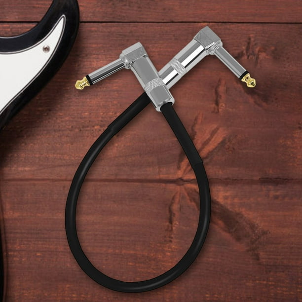 Cable de pedal de guitarra 6,35 mm Efectos Pedal Board Cable Instrumento musical Accesorio Hugtrwg Para estrenar