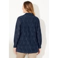 thumbnail image 2 of Catherines Women's Plus Size Eyelet Buttonfront Blouse, 2 of 4