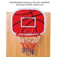 thumbnail image 4 of Domqga Basketball Toy Set,Indoor Adjustable Suspension Netball Hoop Mini Basketball Plate for Children's Game, 4 of 11