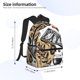 thumbnail image 2 of Fotbe French Food Mochila Ligera Casual para Laptop para Hombres y Mujeres, Mochila Impermeable de Uso Diario, Mochila para Universidad, 2 of 6