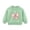 Light Green, variant on Toddler Girls Sweatshirt Cotton Crew Neck Bow Graphic Fall Winter Pullover