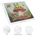 thumbnail image 3 of WYYP Frog Mushroom Plant Dinner Napkin for Dining Table Kitchen Daily Party Housewarming Farmhouse Decor Gift 2 PCS, 3 of 7
