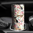 thumbnail image 3 of 20oz Chihuahua and Flower Skinny Tumblers Stainless Steel Tumbler with Lid and Straw,Vacuum Insulated Double Wall Travel Tumbler Cups with Cleaning Brush for Coffee,Tea, 3 of 6