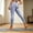 Light Blue, variant on Qulqfy Tummy Control Women Leggings Yoga Pants Stretchy Petite Gray High Waisted Booty-Lifting Workout Athletic Cycling Tights Pants S