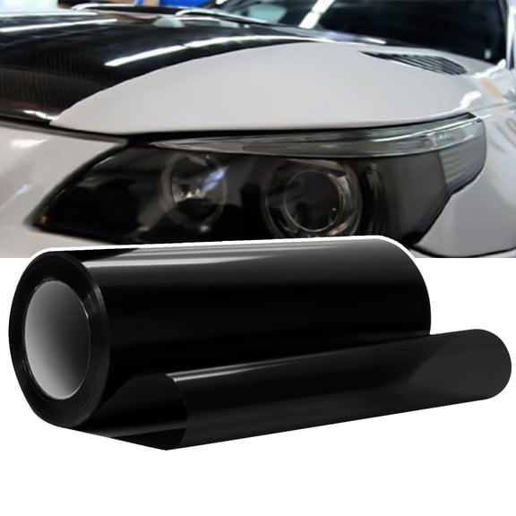 Black Headlight Taillight Tint Film,Car Light Film Car Light Protector Film, Cover Tint Film for Cars, Trucks, SUVs(12"×35")