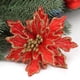 thumbnail image 1 of Adornos navideños, adornos navideños, regalos navideños, flores de imitación navideñas, franela, árbol de Navidad, flores decorativas, artículos decorativos, 1 of 6