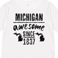 thumbnail image 4 of Inktastic Michigan Awesome Since 1837 Boys or Girls Long Sleeve Toddler T-Shirt, 4 of 5
