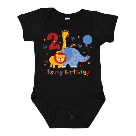 

Inktastic Safari 2nd Birthday Gift Baby Boy or Baby Girl Bodysuit