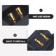 thumbnail image 5 of FENGGUIQU Poste De Conexión Dorado Para Altavoces Compatible Con Cajas De Sonido Para Automóviles, 5 of 5