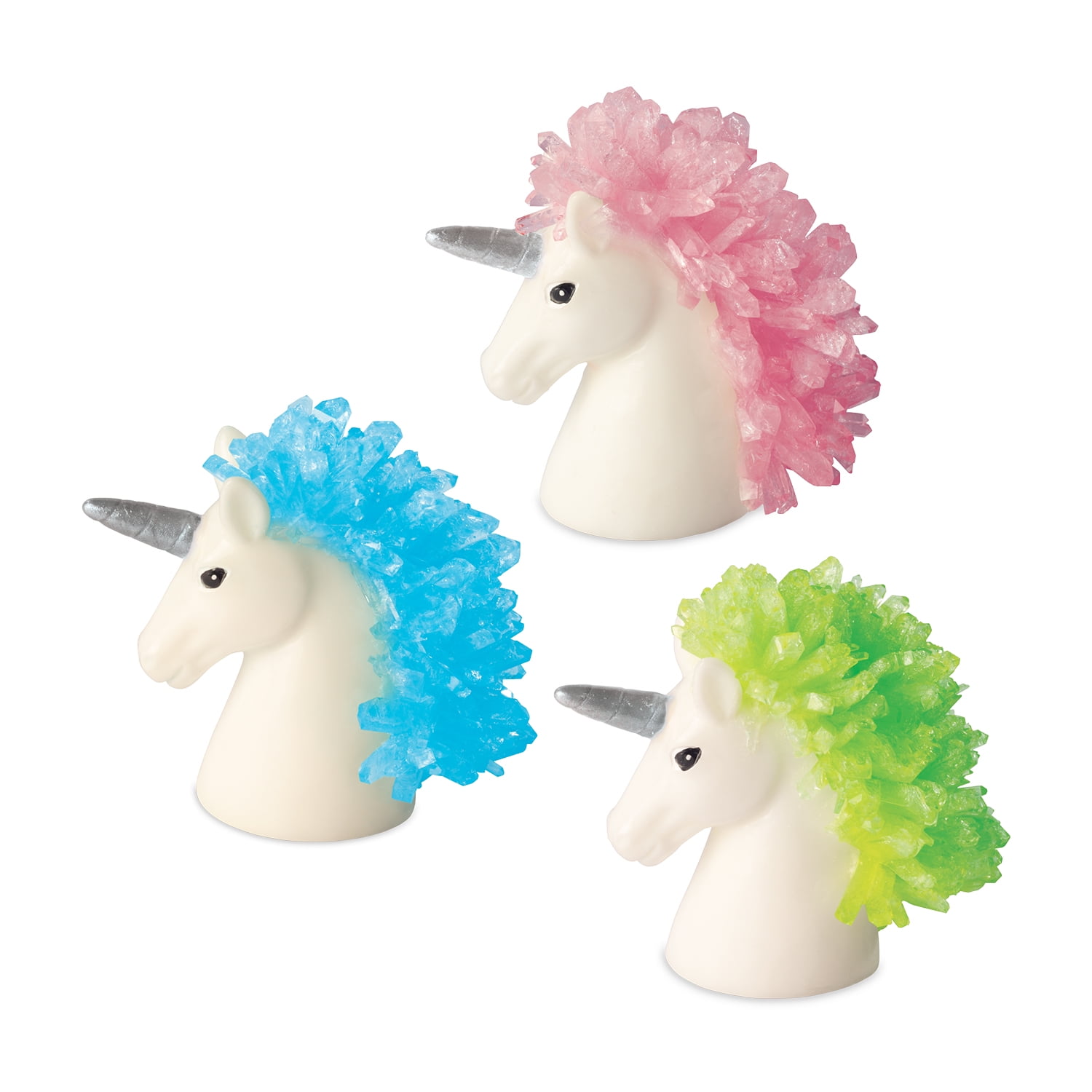 MindWare Sparkle Formations: Crystal Unicorns Growing Kit, DIY 3 Crystal Unicorns