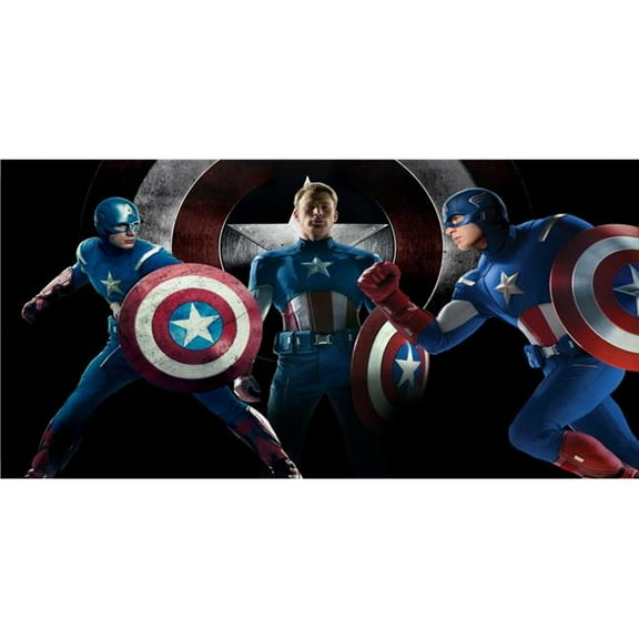 212 Main LPO1562 Captain America Photo License Plate