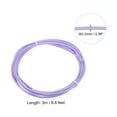thumbnail image 2 of Uxcell 10Ft Speed Jump Rope Replacement Cable 2.5mm Professional Skipping Rope Steel Wire Purple, 2 of 6