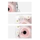 thumbnail image 4 of Funda de cámara conveniente portátil claro de protección botón cierre a extraíble bolsillos incorporados bolsa de hombro - Rosa Rosado Yotijar Funda de cámara, 4 of 7