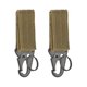 thumbnail image 1 of 2pcs Carabiner High Strength Nylon Key Hook Molle Webbing Buckle Hanging System Belt Buckle Hanging Camping Hiking Accessories He Qiyong unisex, 1 of 2